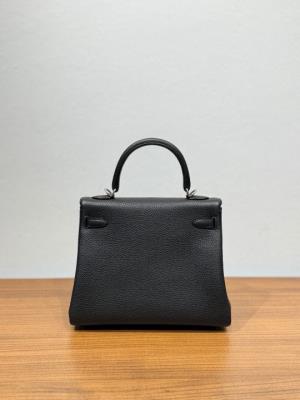 wholesale quality hermes kelly 25 togo 89 black phd